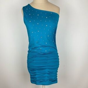 Nikibiki One Shoulder Ruched Dress